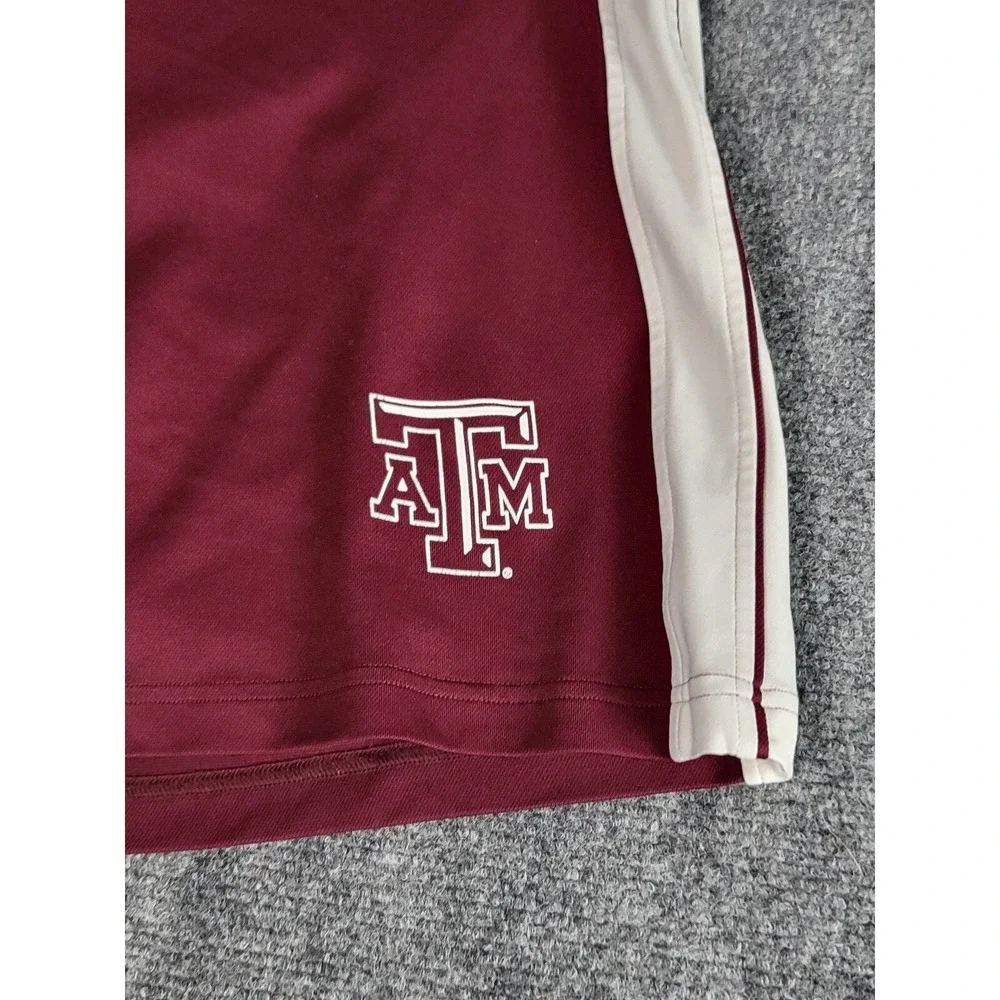 Under Armour Texas A&M Aggies Mens XL Athletic‎ Shorts Maroon White Gym Training
